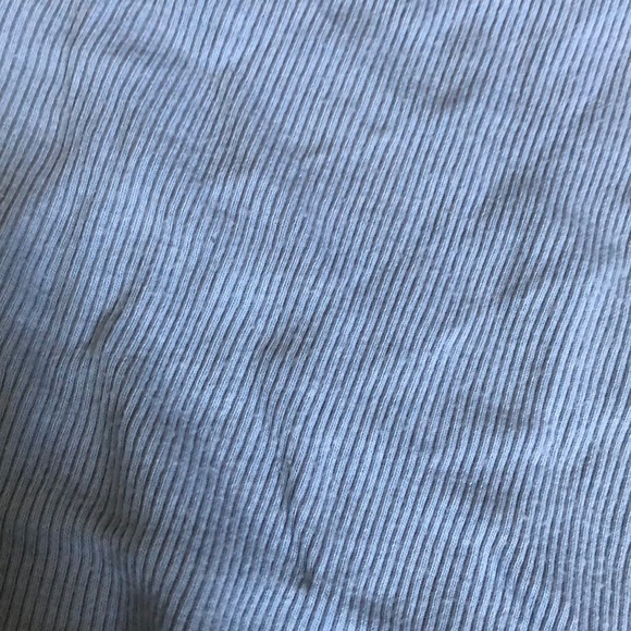 Brandy Melville blue off the shoulder crop top - Picture 3 of 3